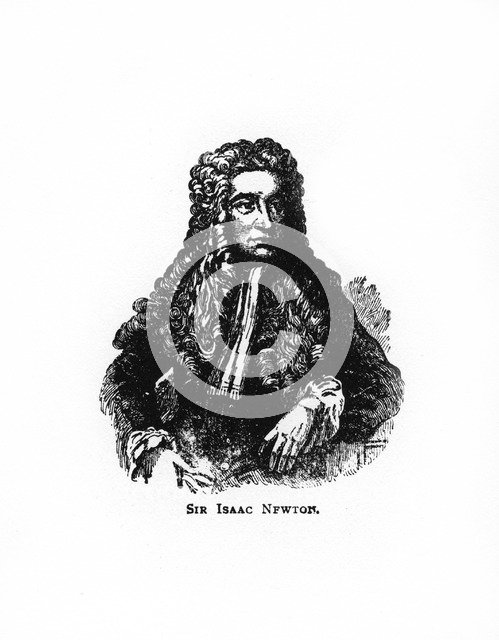Sir Isaac Newton, English mathematician, astronomer and physicist, (20th century). Artist: Unknown