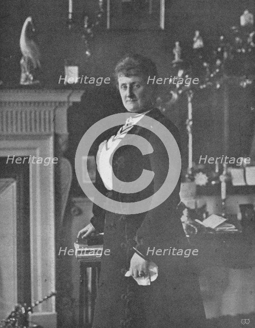 'Lady Lansdowne at her writing-table', c1903, (1903). Artist: Unknown.