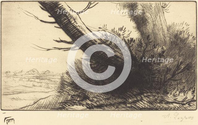 Corner of a Path (Au coin d'un chemin). Creator: Alphonse Legros.