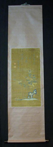 Scroll, China, Ming dynasty (1368-1644)/ Qing dynasty (1644-1911), 17th century. Creator: Unknown.