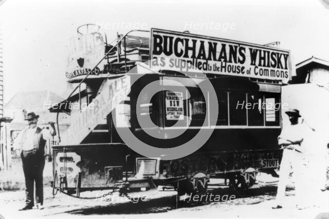 Woolloongabba to Breakfast Creek Tram, Brisbane 1886. Creator: Unknown.