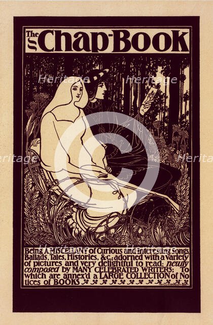 Affiche américaine pour la Revue "The Chap-Book", c1898. Creator: William H Bradley.