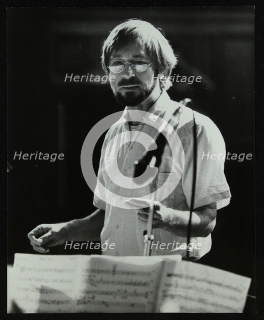 Michael Garrick at Berkhamsted Civic Centre, 1985. Artist: Denis Williams