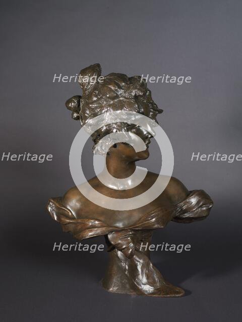 Head of a Girl, 1870-1920. Creator: Georges van der Straeten.