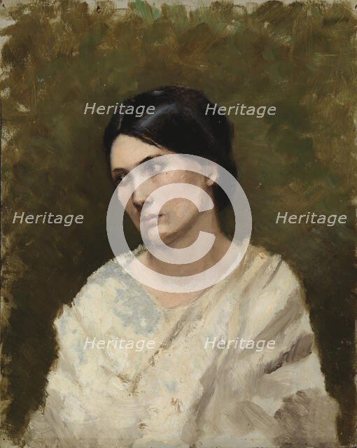 Portrait of a Woman, c1880-1899. Creator: Maria Martinau.