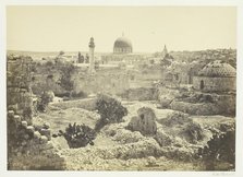 Jerusalem from the City Wall, 1857. Creator: Francis Frith.