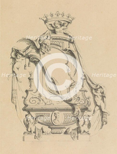 Cartouches Nouvellement Inventez par J.B. Toro, 1716., 1716. Creator: Jean Bernard Toro.