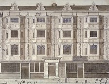 Aldersgate Street, London, c1820(?). Artist: Anon