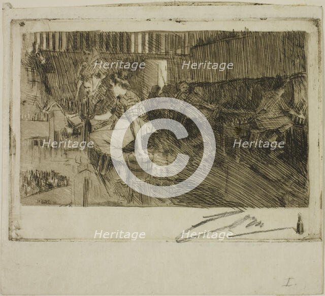 The Little Brewery, 1890. Creator: Anders Leonard Zorn.