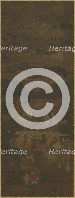 The Discourse of Vimalakirti and Manjusri, 16th-17th century. Creator: Unknown.