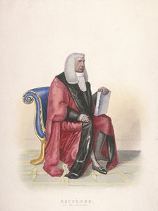 Recorder of the City of London, Sir John Silvester, in civic costume, 1825. Artist: Thomas Lord Busby