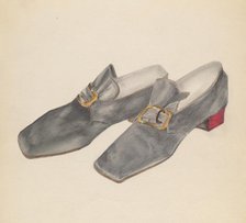 Shoes, 1935/1942. Creator: Nancy Crimi.