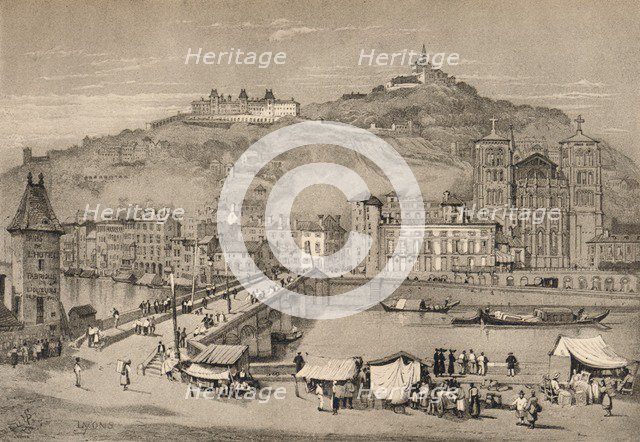 'Lyons', c1820 (1915). Artist: Samuel Prout.