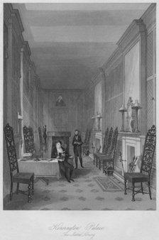 'Kensington Palace. The Sussex Library', c1841. Artist: Henry Melville.