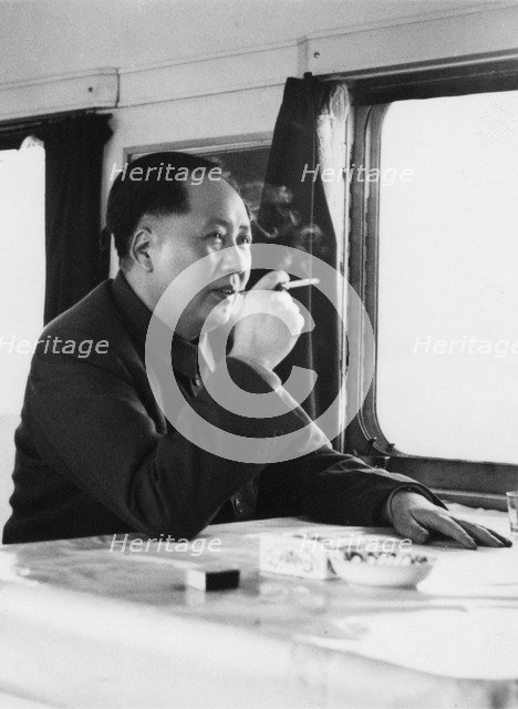 Mao Zedong, Chinese Communist revolutionary and leader, c1950s(?). Artist: Unknown