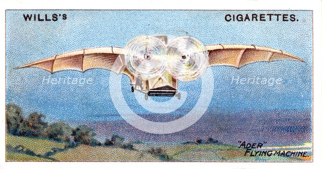 Ader's flying bird 'Eole' ('Aole'), 1890 (c1910). Artist: Unknown
