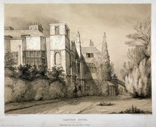 South-east view of Campden House, Kensington, London, c1850.            Creator: Alfred Ducôte.