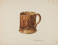 Mug for Table Use, c. 1940. Creator: Carl Buergerniss.