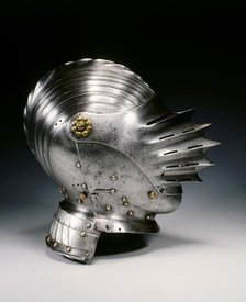 Close Helmet in Maximilian Style, c. 1520. Creator: Unknown.