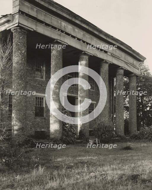 [David] Wade House, Huntsville vic., Madison County, Alabama, 1939. Creator: Frances Benjamin Johnston.