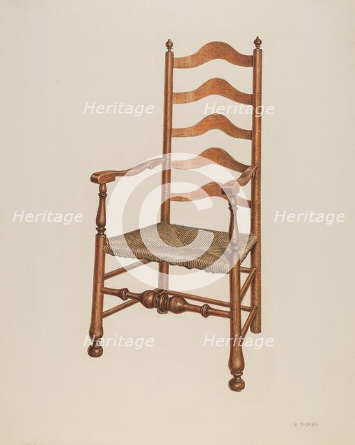 Armchair, 1940. Creator: Harry Eisman.