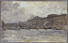 Hotel de la Monnaie and the Pont-Neuf, 1901. Creator: Frederic Houbron.