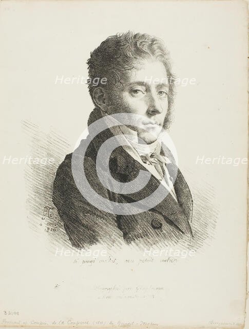 Portrait of Coupin de la Couperie, 1816. Creator: Girodet de Roucy-Trioson.