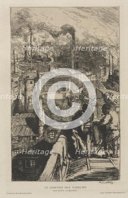 The Gobelin Quarter, 1893 . Creator: Auguste Louis Lepère (French, 1849-1918).