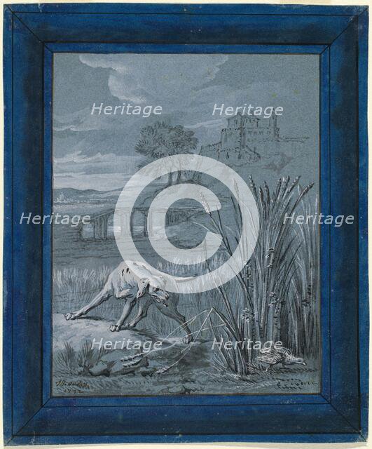 The Partridge Saves Her Young, 1732. Creator: Jean-Baptiste Oudry.