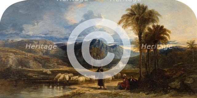 Arab Shepherds, 1842. Creator: William James Muller.