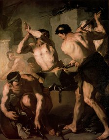 'The Forge of Vulcan', c1660. Artist: Luca Giordano