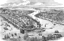 'Panoramic view of the City of New York', 1854. Creator: Unknown.