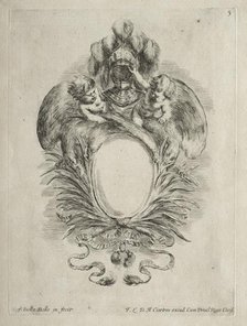 Collection of Various Caprices and New Designs of Cartouches and Ornaments: No. 5. Creator: Stefano Della Bella (Italian, 1610-1664).