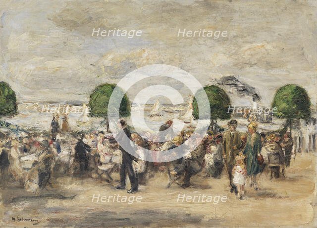 Garden Restaurant at Wannsee - "The Schwedenpavillon" , c. 1925. Creator: Liebermann, Max (1847-1935).