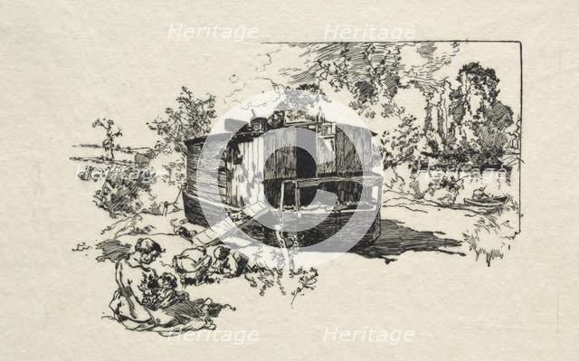 Bateau logement. Creator: Auguste Louis Lepère (French, 1849-1918).