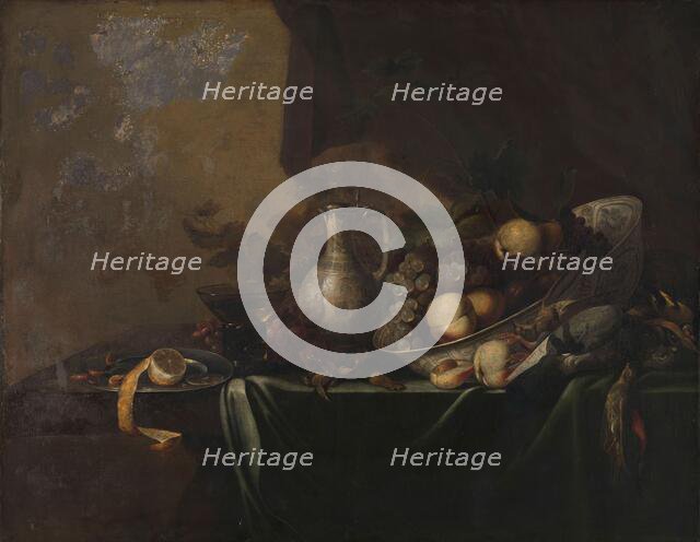 Still Life with Fruit, 1648-1673. Creator: Michiel Simons.