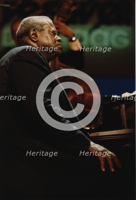 Oscar Peterson, North Sea Jazz Festival, Netherlands, 1991. Creator: Brian Foskett.