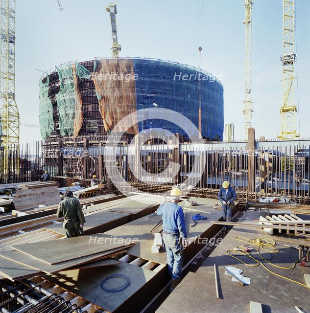 Sizewell 'B' Power Station, Leiston, Suffolk Coast, Suffolk, 08/03/1990. Creator: John Laing plc.