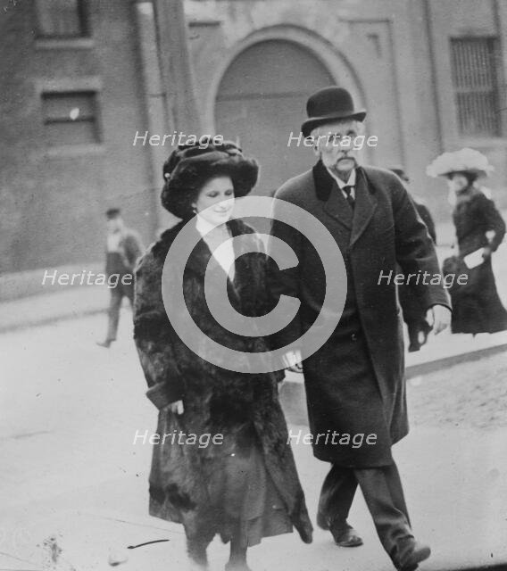 Hattie La Blanc with Sheriff Fairbairn, 1910. Creator: Bain News Service.