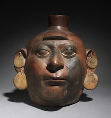 Portrait Head Vessel, 200-550. Creator: Unknown.