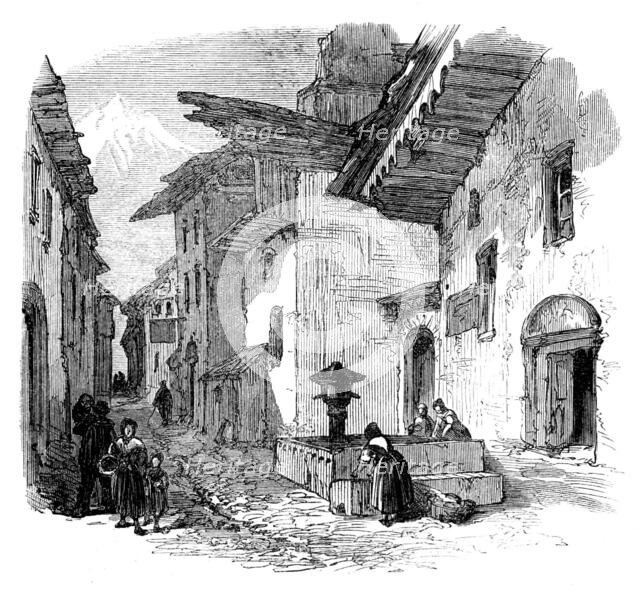 Mont Cenis Railway scenery: Salbertrand, 1871. Creator: Unknown.