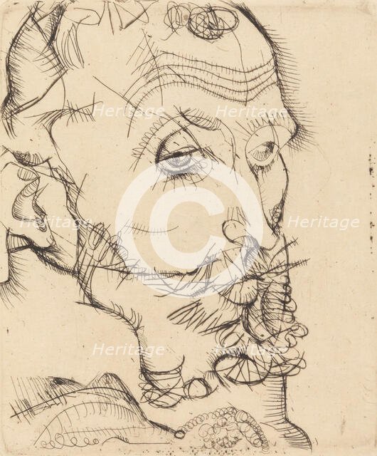 Portrait of Franz Hauer, 1914. Creator: Egon Schiele.