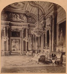 'The Queen's Gorgeous Blue Room, Buckingham Palace, London, England', 1900. Creator: Underwood & Underwood.