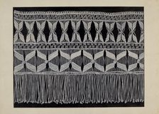 Macrame/Lace, c. 1936. Creator: Bertha Semple.