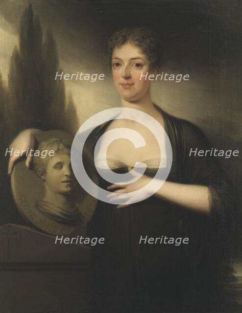Portrait of Christina Maria von Hermanson (1768-1810), 1810. Creator: Carl Fredrik von Breda.