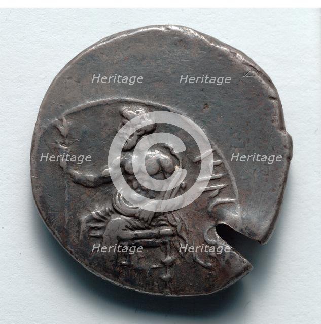 Stater: Baal (obverse), 379-374 BC. Creator: Unknown.