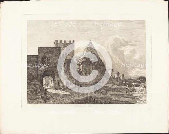 Porta di San Paolo, 1795. Creator: Jacob Wilhelm Mechau.