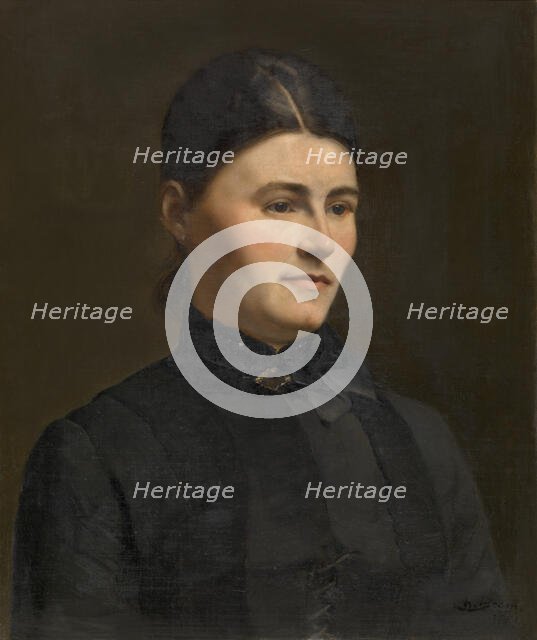 Portrait of a Woman, 1887. Creator: Karel Boom.