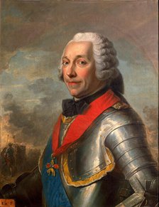 Portrait of Charles Louis Auguste Fouquet, duc de Belle-Isle (1684-1761), Marshal of France. Creator: Anonymous.