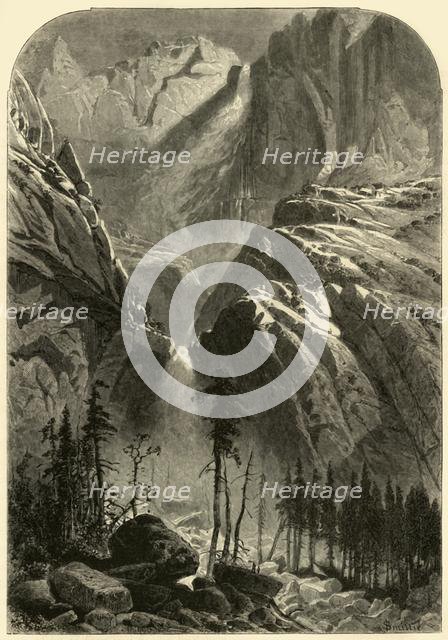 'Yosemite Fall', 1872.  Creator: Alfred Harral.